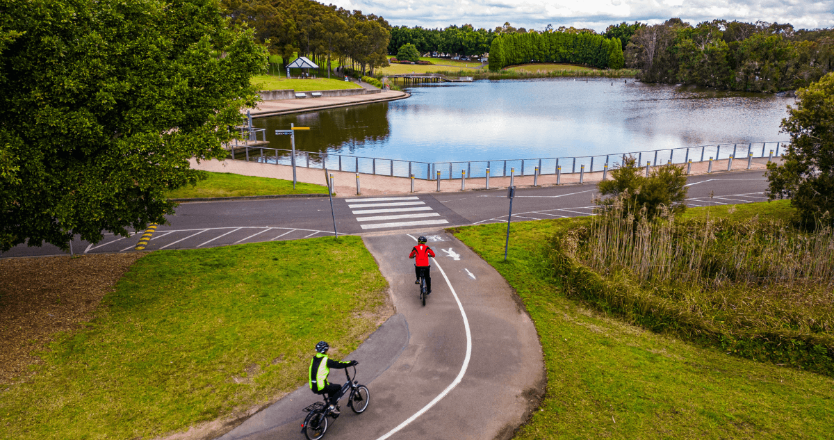 Bicentennial park bike track online